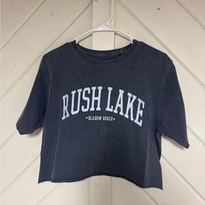 Rush Lake Graphic Crop Top